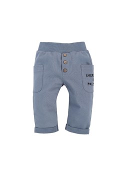 Bawełniane spodnie długie chłopięce z dwoma kieszonkami ze sklepu 5.10.15 w kategorii Spodnie i półśpiochy - zdjęcie 169714279