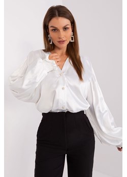 Elegancka koszula z bufiastymi rękawami biały ze sklepu 5.10.15 w kategorii Bluzki damskie - zdjęcie 169714315