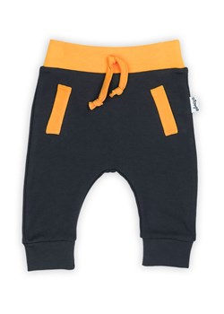 Bawełniane spodnie chłopięce - szare ze sklepu 5.10.15 w kategorii Spodnie i półśpiochy - zdjęcie 169714606