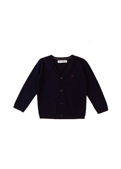Sweter chłopięcy bawełniany rozpinany - granatowy ze sklepu 5.10.15 w kategorii Swetry chłopięce - zdjęcie 169714749