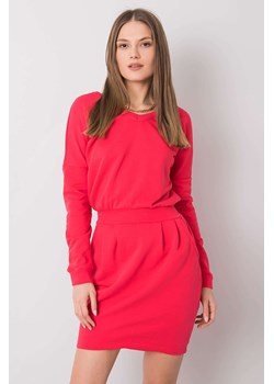 Różowa sukienka dresowa damska ze sklepu 5.10.15 w kategorii Sukienki - zdjęcie 169715316