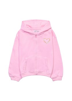 Różowa bluza niemowlęca z kapturem z sercem ze sklepu 5.10.15 w kategorii Bluzy i swetry - zdjęcie 169715559