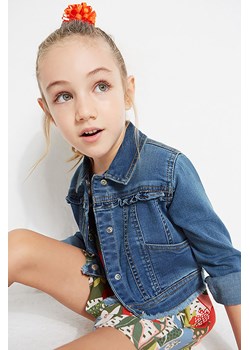 Kurtka jeansowa dla dziewczynki Mayoral - niebieska ze sklepu 5.10.15 w kategorii Kurtki dziewczęce - zdjęcie 169715776