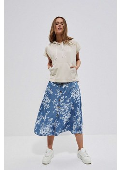 Długa rozkloszowana spódnica niebieska ze sklepu 5.10.15 w kategorii Spódnice - zdjęcie 169715918