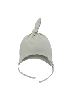 Bawełniana czapka chłopięca wiązana Fun Time - miętowy ze sklepu 5.10.15 w kategorii Czapki dziecięce - zdjęcie 169715946