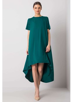 Ciemnozielona sukienka Casandra RUE PARIS ze sklepu 5.10.15 w kategorii Sukienki - zdjęcie 169716226
