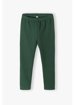 Zielone legginsy dziewczęce z ociepleniem ze sklepu 5.10.15 w kategorii Spodnie dziewczęce - zdjęcie 169717016