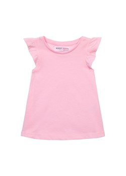 Różowa bluzka dzianinowa dziewczęca z falbankami ze sklepu 5.10.15 w kategorii Bluzki dziewczęce - zdjęcie 169717096