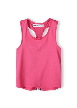 Różowa koszulka sportowa bez rękawów dziewczęca ze sklepu 5.10.15 w kategorii Bluzki dziewczęce - zdjęcie 169717127