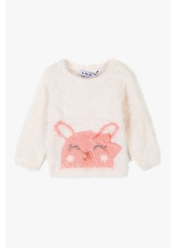 Sweter niemowlęcy dla dziewczynki z królikiem ze sklepu 5.10.15 w kategorii Bluzy i swetry - zdjęcie 169717208