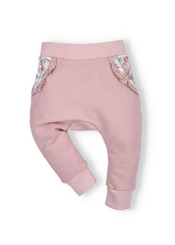 Spodnie dresowe z bawełny organicznej dla dziewczynki ze sklepu 5.10.15 w kategorii Spodnie i półśpiochy - zdjęcie 169717706