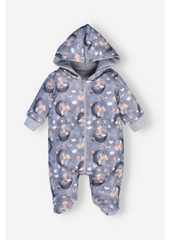 Kombinezon niemowlęcy SPACE TOUR z bawełny organicznej z kapturem ze sklepu 5.10.15 w kategorii Kombinezony i kurtki - zdjęcie 169717707