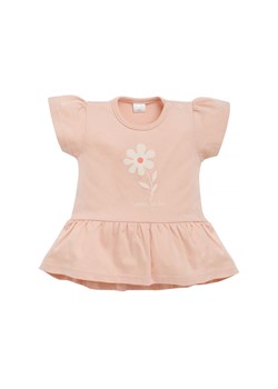 Tunika bawełniana z krótkim rękawem Summer garden różowa ze sklepu 5.10.15 w kategorii Sukienki dziewczęce - zdjęcie 169717758