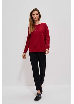 Czerwona bluza damska dresowa bawełniana ze sklepu 5.10.15 w kategorii Bluzy damskie - zdjęcie 169717888