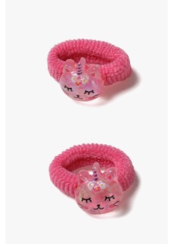 Różowe gumki do włosów dla dziewczynki - Kotki - 2 pak ze sklepu 5.10.15 w kategorii Ozdoby do włosów dziewczęce - zdjęcie 169719475