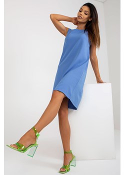 Niebieska elegancka sukienka koktajlowa OCH BELLA ze sklepu 5.10.15 w kategorii Sukienki - zdjęcie 169719737