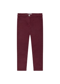 Bordowe spodnie dziewczęce z tkaniny ze sklepu 5.10.15 w kategorii Spodnie dziewczęce - zdjęcie 169719835