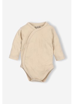 Body niemowlęce z bawełny organicznej beżowe długi rękaw ze sklepu 5.10.15 w kategorii Body niemowlęce - zdjęcie 169720066