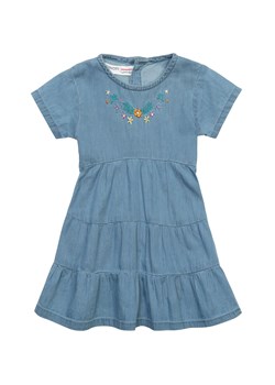 Bawełniana sukienka typu jeansowa dla niemowlaka ze sklepu 5.10.15 w kategorii Sukienki niemowlęce - zdjęcie 169720155