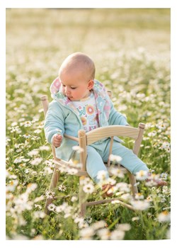 Spodnie niemowlęce z bawełny organicznej dla dziewczynki ze sklepu 5.10.15 w kategorii Spodnie i półśpiochy - zdjęcie 169720345