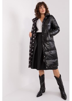 Czarna puchowa kurtka zimowa z pikowaniem ze sklepu 5.10.15 w kategorii Kurtki damskie - zdjęcie 169720406
