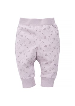 Fioletowe spodnie dziewczęce we wzory ze sklepu 5.10.15 w kategorii Spodnie i półśpiochy - zdjęcie 169720549