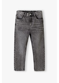 Spodnie jeansowe regular dla chłopca - szare Lincoln&Sharks ze sklepu 5.10.15 w kategorii Spodnie chłopięce - zdjęcie 169720765