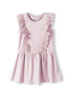 Sukienka dziewczęca bawełniana na lato z haftowaną falbanką ze sklepu 5.10.15 w kategorii Sukienki dziewczęce - zdjęcie 169721127
