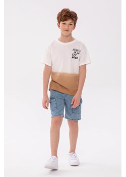 Bawełniany t-shirt dla chłopca dip dye- Always in an epic mood ze sklepu 5.10.15 w kategorii T-shirty chłopięce - zdjęcie 169721337