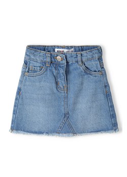 Jeansowa spódniczka krótka niebieska dla niemowlaka ze sklepu 5.10.15 w kategorii Spódnice - zdjęcie 169721348