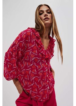 Koszula damska rozpinana we wzory kwiatowe ze sklepu 5.10.15 w kategorii Koszule damskie - zdjęcie 169721635