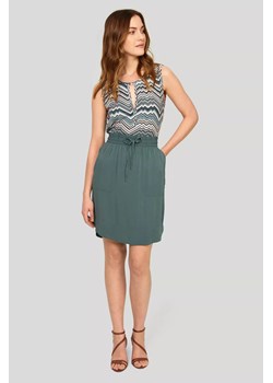 Wiskozowa spódnica z kieszeniami - zielona ze sklepu 5.10.15 w kategorii Spódnice - zdjęcie 169721968