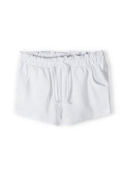 Białe szorty bawełniane dla dziewczynki ze sklepu 5.10.15 w kategorii Spodenki dziewczęce - zdjęcie 169723178