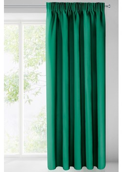 Zasłona jednokolorowa zaciemniająca - zielona - 135x270cm ze sklepu 5.10.15 w kategorii Zasłony - zdjęcie 169723397