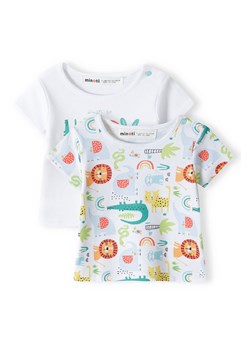 Koszulka niemowlęca z bawełny 2-pak zwierzątka ze sklepu 5.10.15 w kategorii Koszulki niemowlęce - zdjęcie 169723586