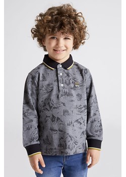 Bluzka chłopięca z kołnierzykiem we wzory ze sklepu 5.10.15 w kategorii T-shirty chłopięce - zdjęcie 169723666