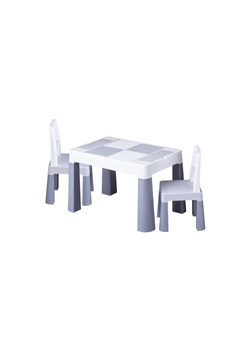 Komplet Multifun stolik i dwa krzesełka - szary ze sklepu 5.10.15 w kategorii Kosze i pudełka na zabawki - zdjęcie 169723695
