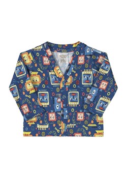 Dzianinowa bluzka z długim rękawem w kolorowe roboty ze sklepu 5.10.15 w kategorii Kaftaniki i bluzki - zdjęcie 169723725
