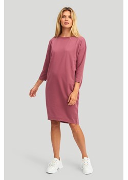 Dzianinowa sukienka damska - różowa ze sklepu 5.10.15 w kategorii Sukienki - zdjęcie 169723808