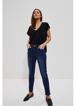 Spodnie damskie jeansowe typu push up Moodo ze sklepu 5.10.15 w kategorii Jeansy damskie - zdjęcie 169724077