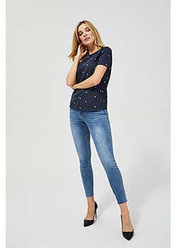 Jeansy damskie skinny - niebieskie ze sklepu 5.10.15 w kategorii Jeansy damskie - zdjęcie 169724207