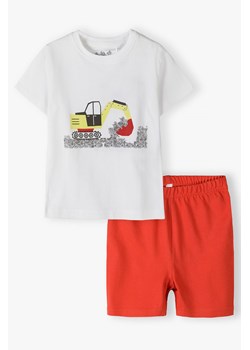 Piżama z koparką dla chłopca - krótki rękaw ze sklepu 5.10.15 w kategorii Piżamy dziecięce - zdjęcie 169724408
