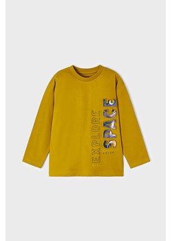 Bluzka chłopięca z długim rękawem - żółta ze sklepu 5.10.15 w kategorii T-shirty chłopięce - zdjęcie 169724676