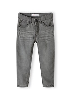 Szare klasyczne spodnie jeansowe dopasowane dla niemowlaka ze sklepu 5.10.15 w kategorii Spodnie i półśpiochy - zdjęcie 169724708