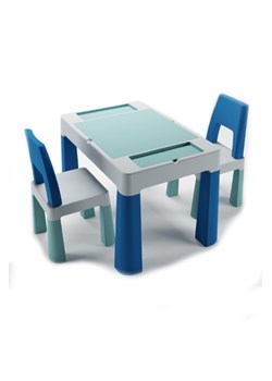 Komplet Multifun stolik i dwa krzesełka - turkusowy, granatowy, szary ze sklepu 5.10.15 w kategorii Meble dziecięce - zdjęcie 169725129