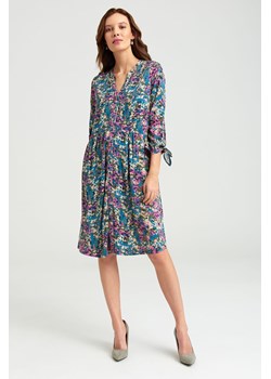 Sukienka z wiskozy z motywem kwiatowym ze sklepu 5.10.15 w kategorii Sukienki - zdjęcie 169725179