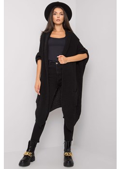 Czarny długi sweter damski ze sklepu 5.10.15 w kategorii Swetry damskie - zdjęcie 169725685