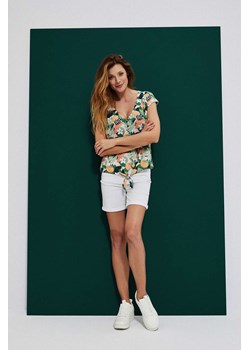 Koszula damska z wiskozy rozpinana z krótkim rękawem ze sklepu 5.10.15 w kategorii Koszule damskie - zdjęcie 169725836