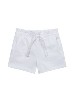 Białe szorty basic bawełniane dla dziewczynki ze sklepu 5.10.15 w kategorii Spodenki dziewczęce - zdjęcie 169725858