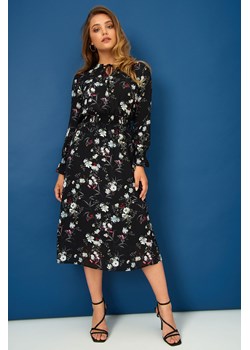 Elegancka szyfonowa sukienka z ciekawym printem ze sklepu 5.10.15 w kategorii Sukienki - zdjęcie 169726215